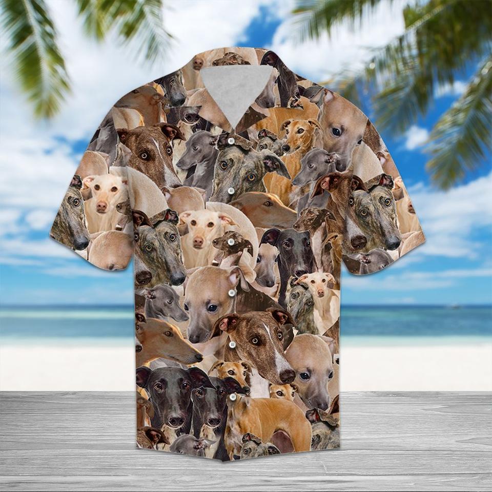 Greyhound awesome hawaiian shirt