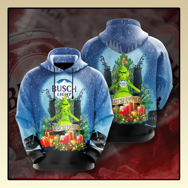 Grinch Busch Light All over print 3d hoodie3
