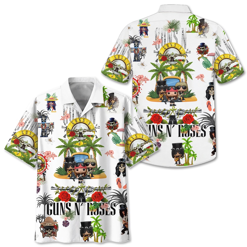 Guns N' Roses hawaiian shirt