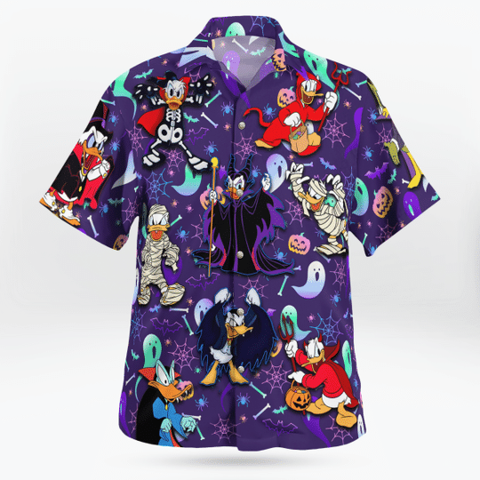 Halloween Donald Duck Funny Hawaiian Shirt1