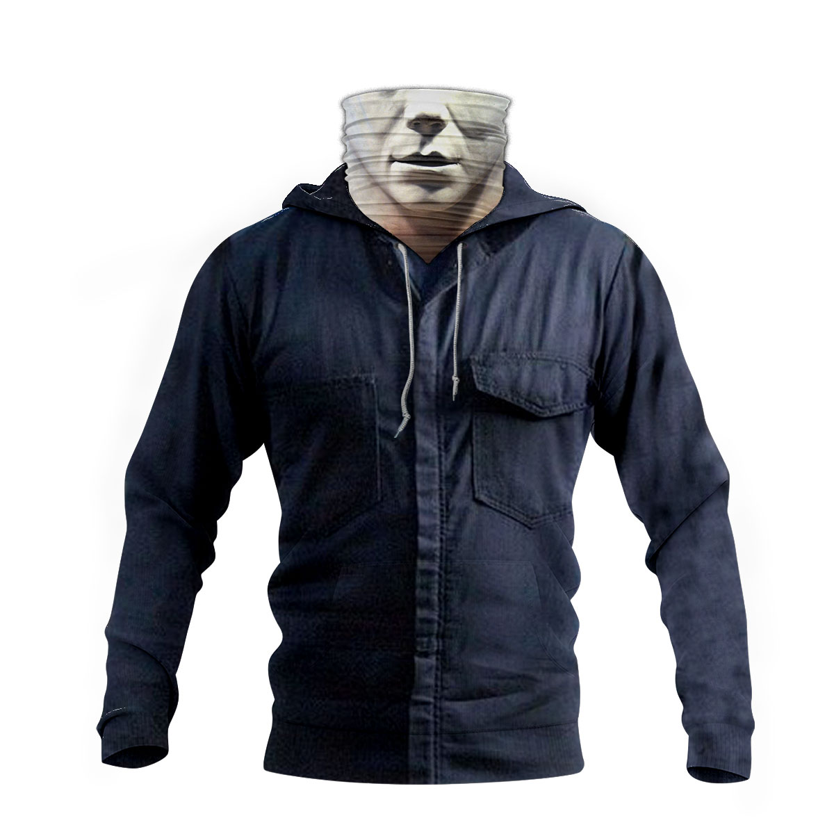 Halloween Michael Myers 3D Hoodie Mask3