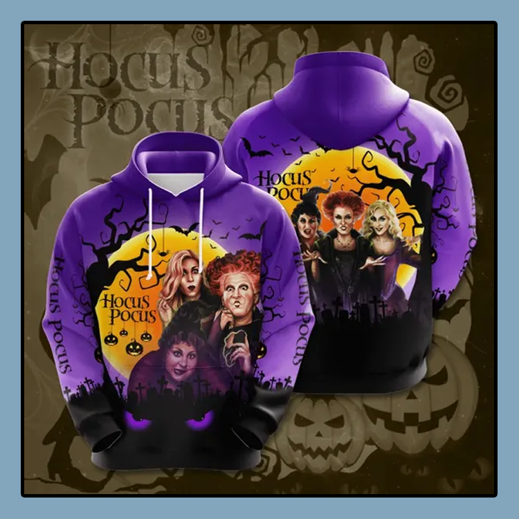 Halloween hocus pocus All over print 3d hoodie1