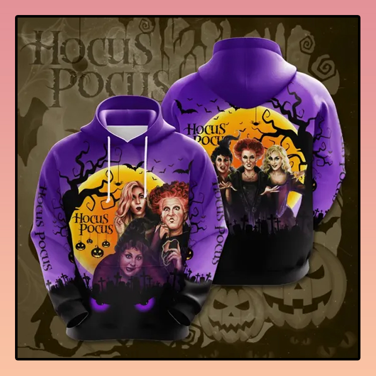 Halloween hocus pocus All over print 3d hoodie3