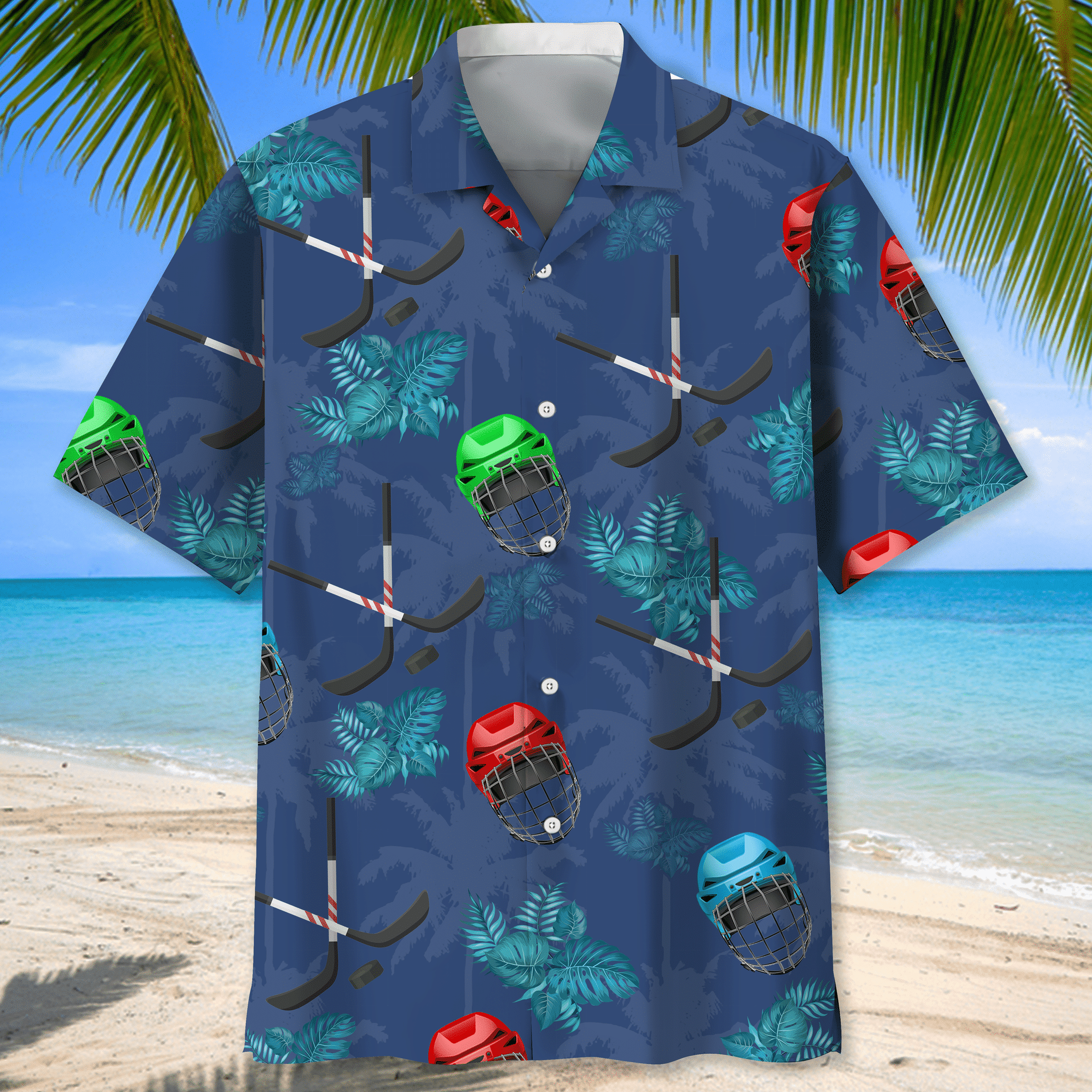 Hockey tropical Hawaiian shirt – LIMITED EDITION