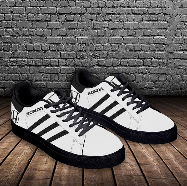 Honda Black And White Stan Smith Shoes 1
