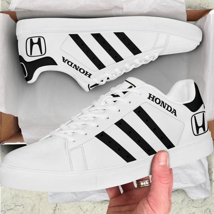 Honda Black And White Stan Smith Shoes 2