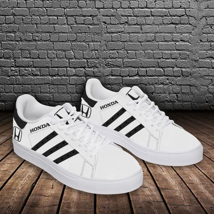 Honda Black And White Stan Smith Shoes 3