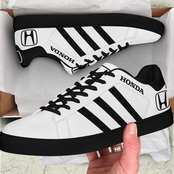 Honda Black And White Stan Smith Shoes