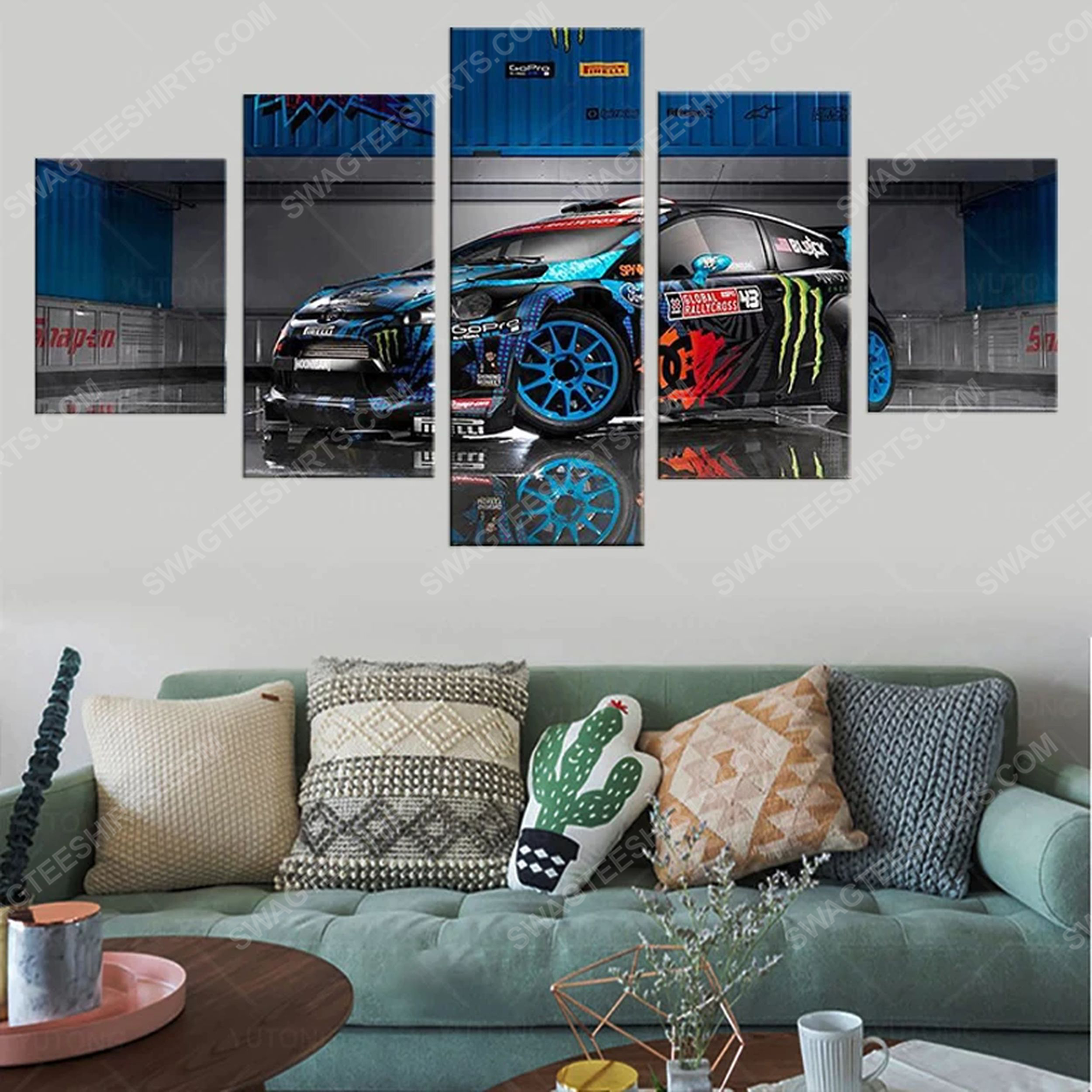 [special edition] Hoonigan racing division print painting canvas wall art home decor – maria