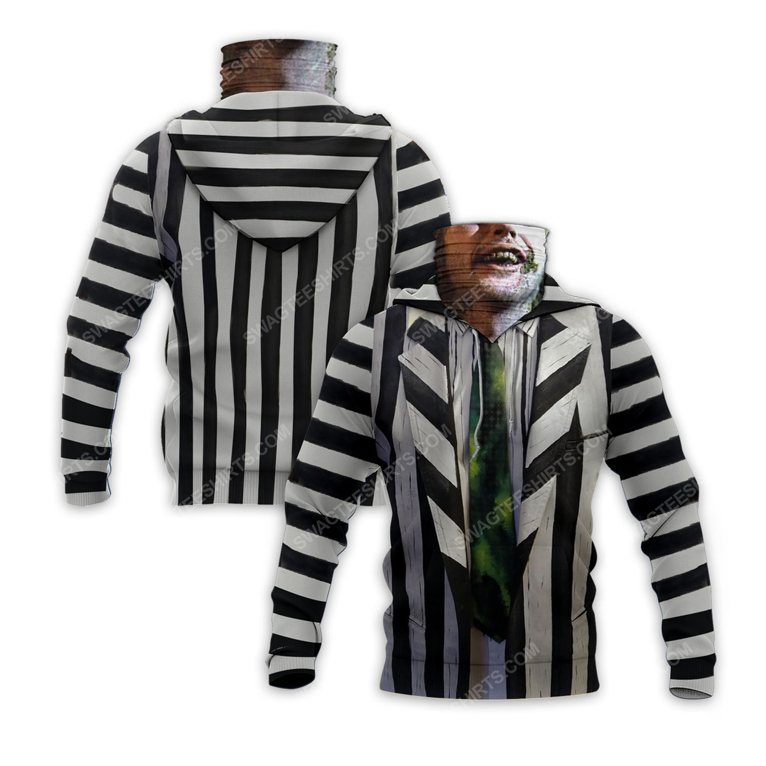[special edition] Horror movie beetlejuice for halloween full print mask hoodie – maria