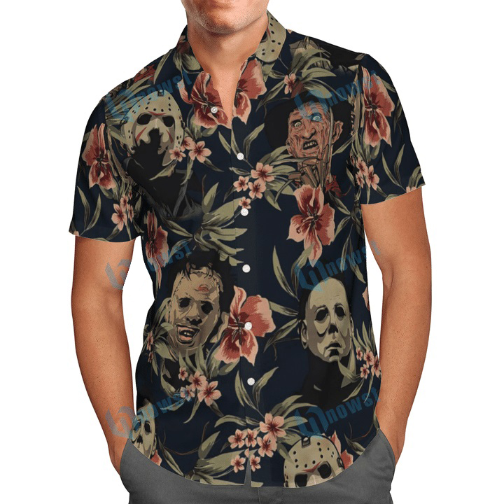Horror movie hawaiian shirt - Picture 1
