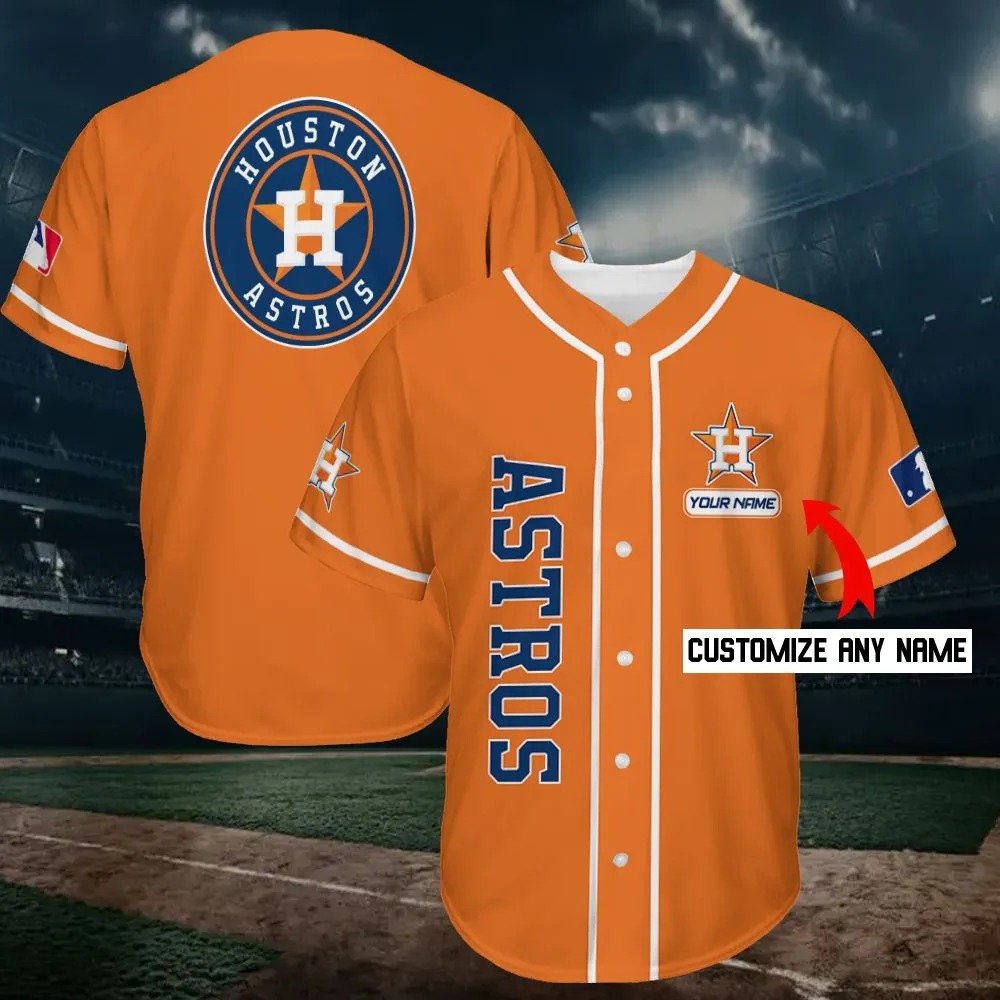 Houston Astros Personalized Baseball Jersey Shirt 1