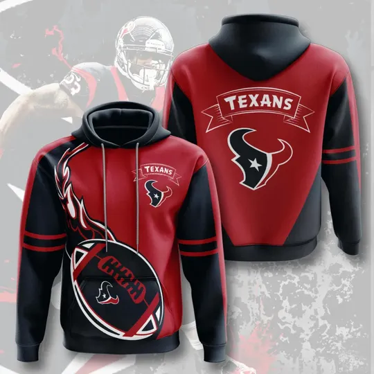 Houston Texans All over print 3d hoodie