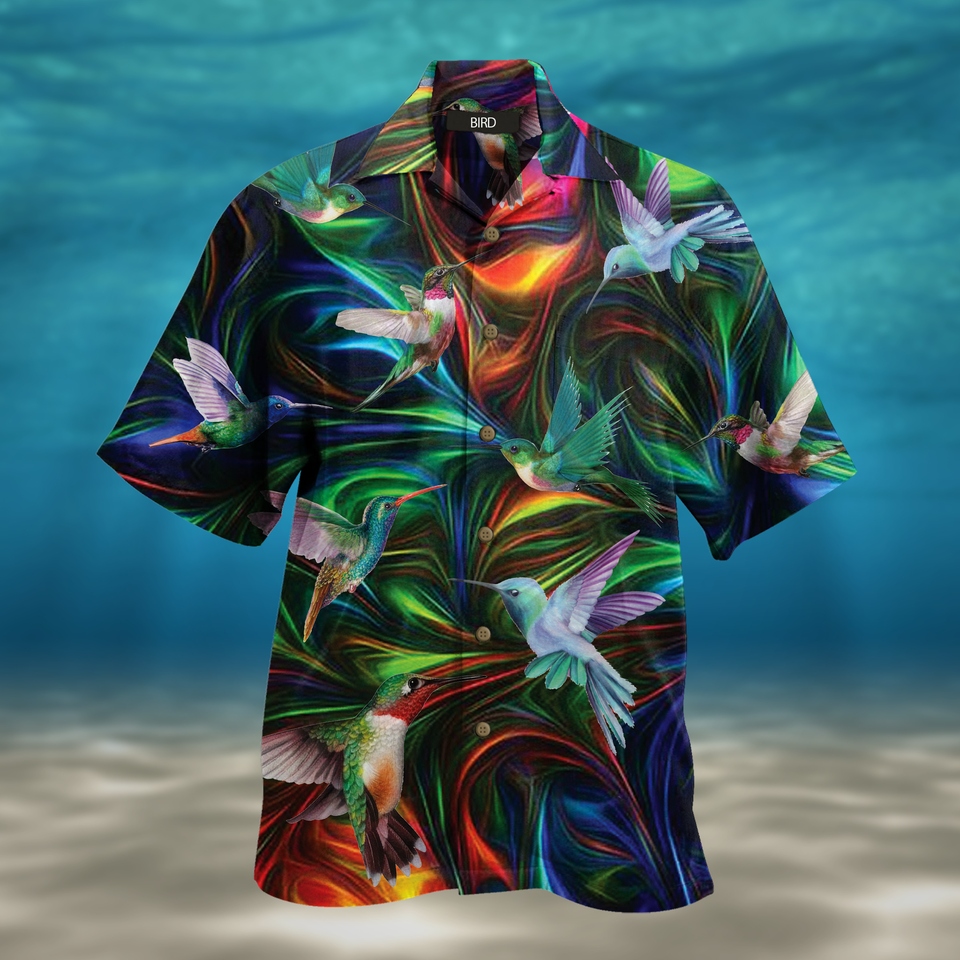 Hummingbird fantasy hawaiian shirt