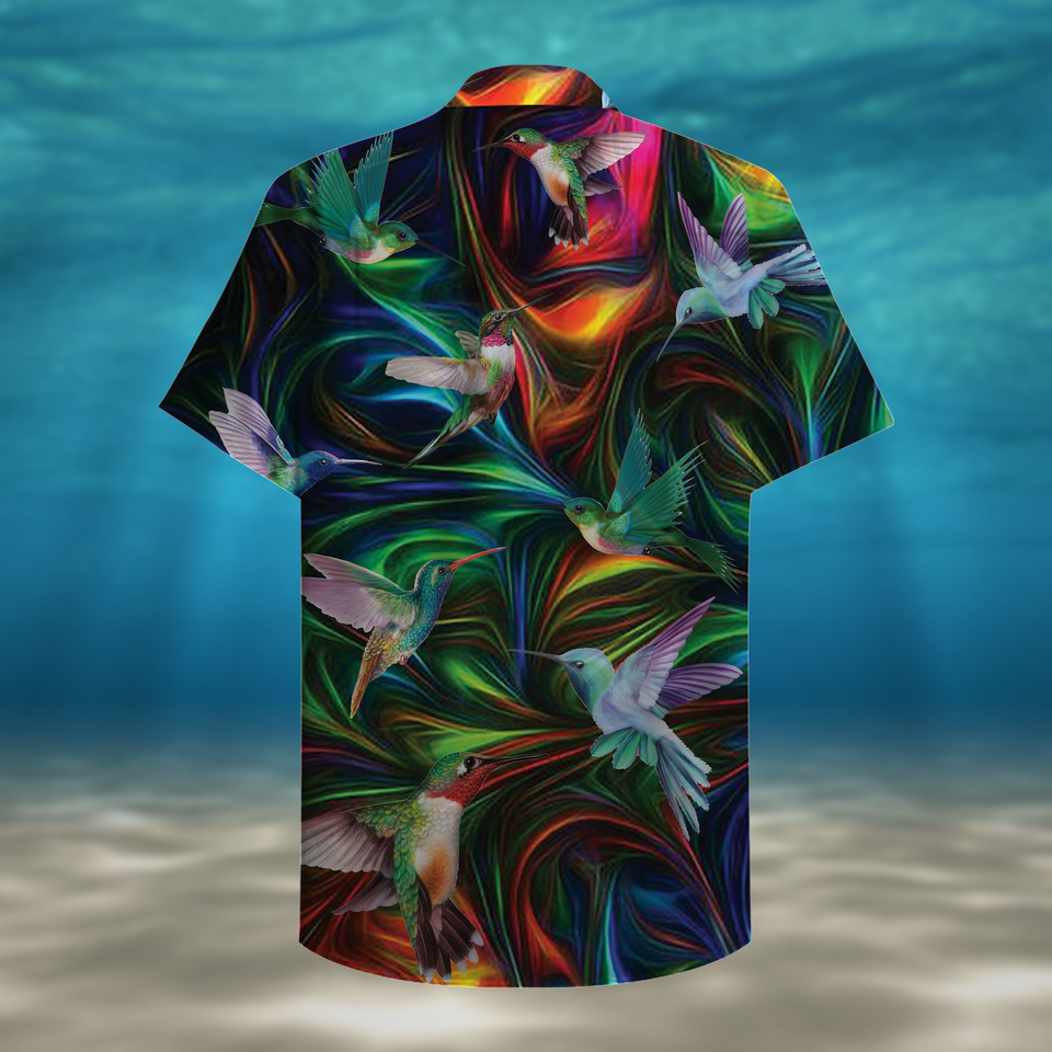 Hummingbird fantasy hawaiian shirt2