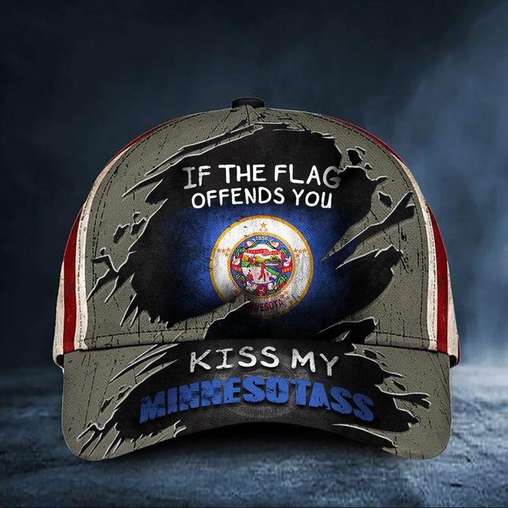 If The Flag Offends You Kiss My Minnesotass Cap Hat – Hothot 130821