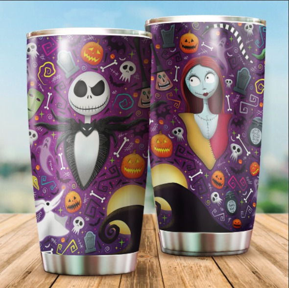 Jack Skellington Sally The Nightmare Before Christmas Tumbler – LIMITED EDITION
