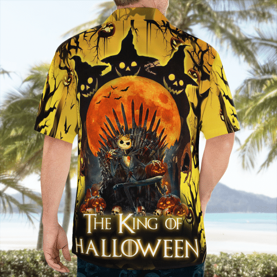 Jack Skellington The King Of Halloween Hawaiian Shirt3