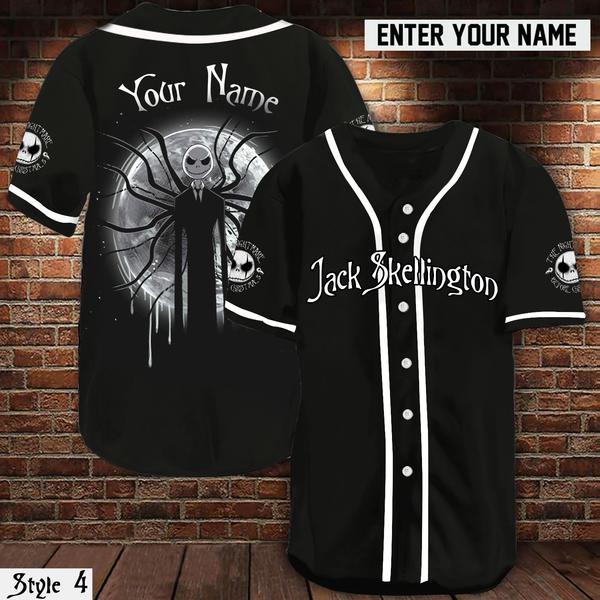 Jack Skellington the nightmare before Christmas custom name Baseball Jersey – LIMITED EDITION