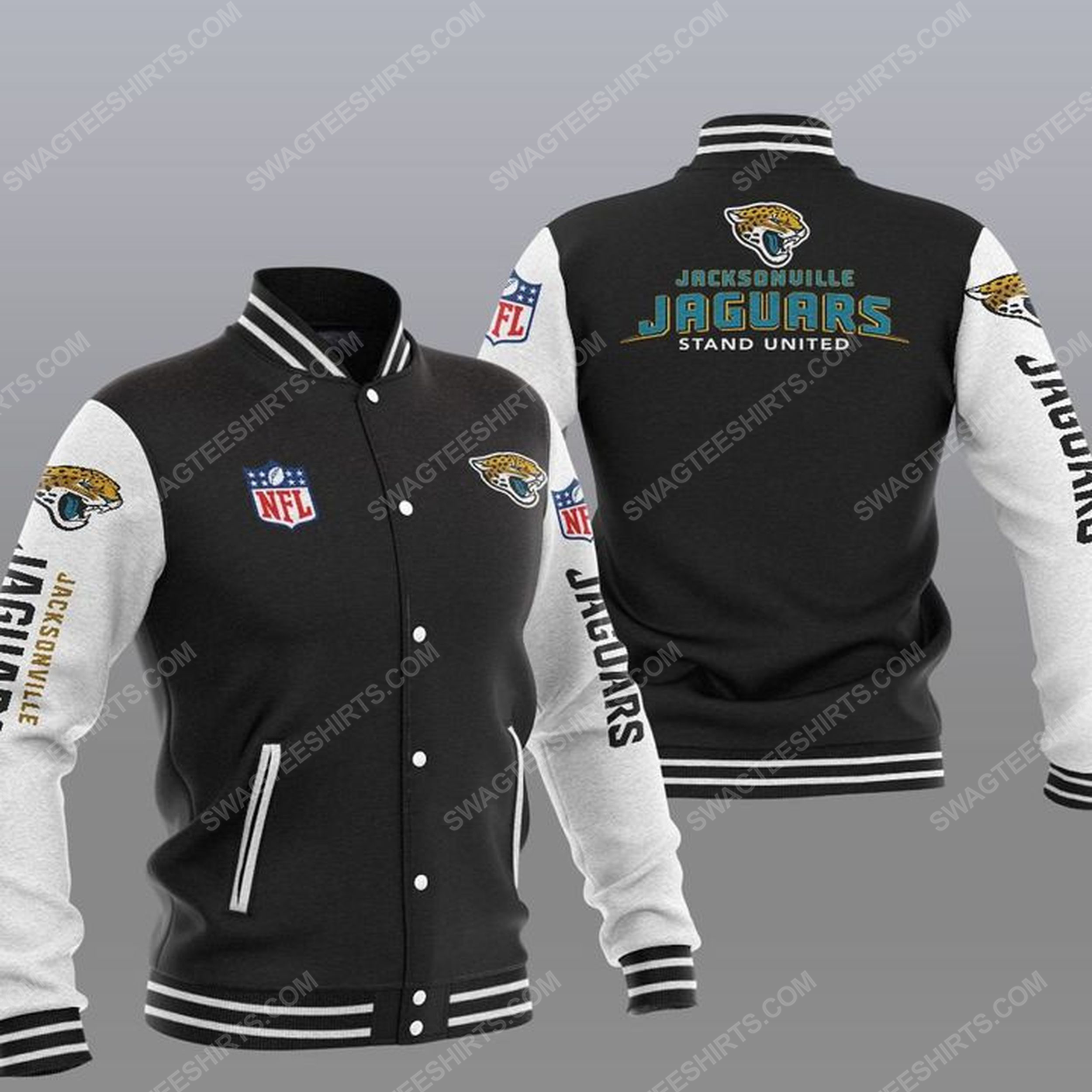 [special edition] Jacksonville jaguars stand united all over print baseball jacket – maria