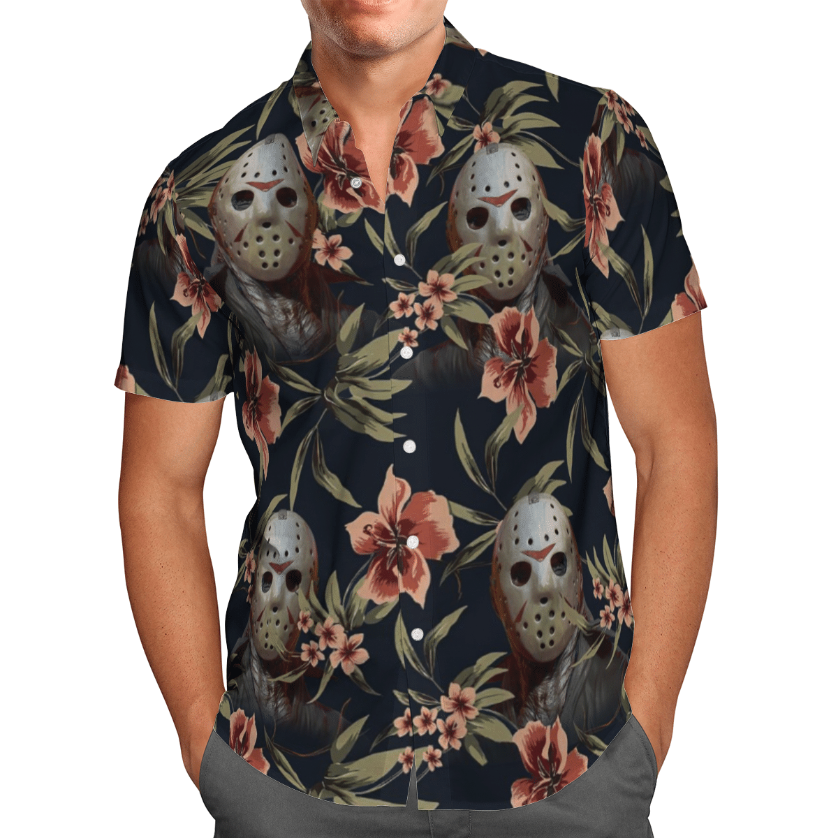 Jason Voorhees Hawaiian shirt and short – LIMITED EDITION