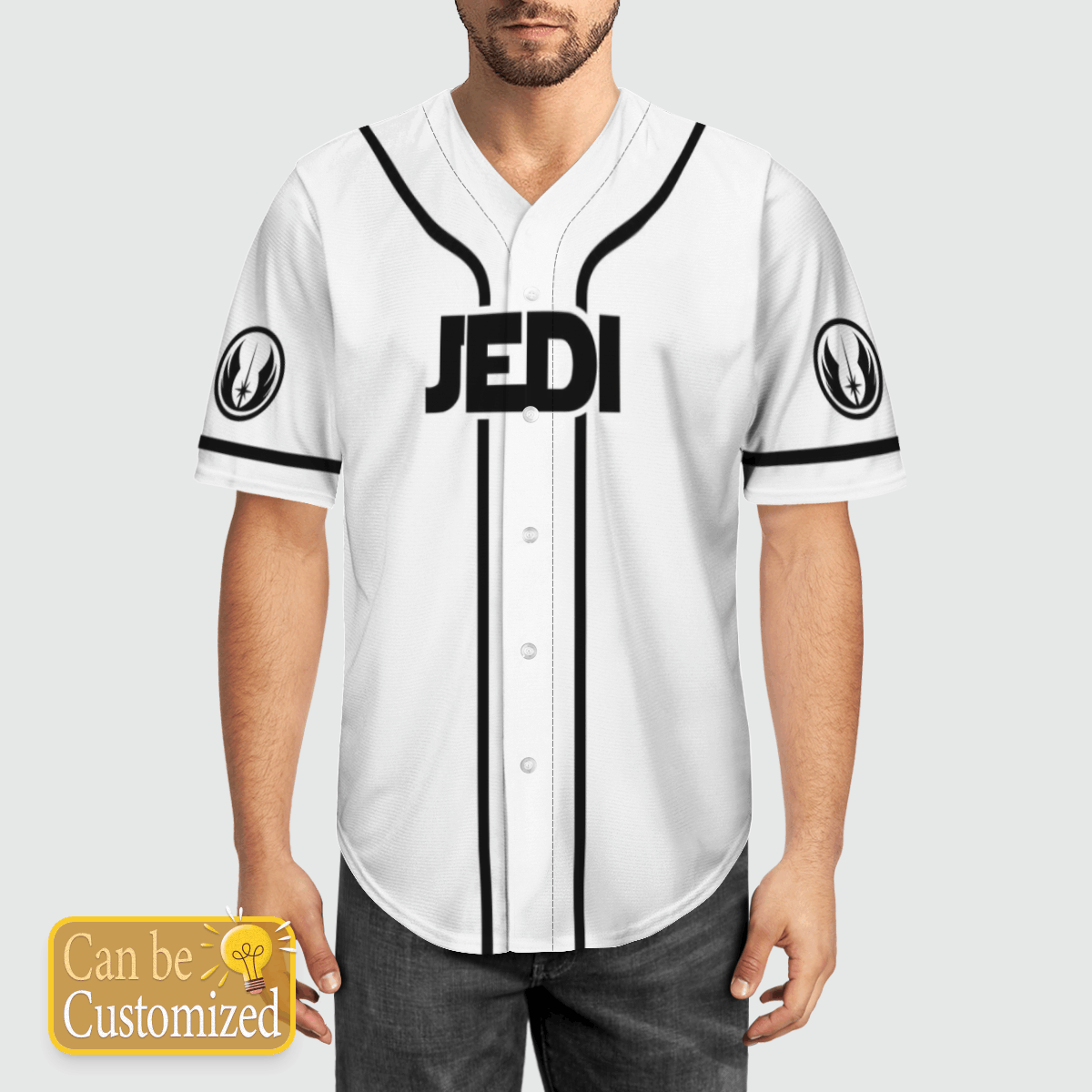 Jedi Star Wars custom name baseball shirt – LIMITED EDITION