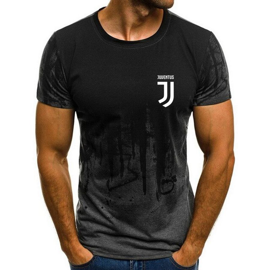 Juventus men camouflage gradient shirt