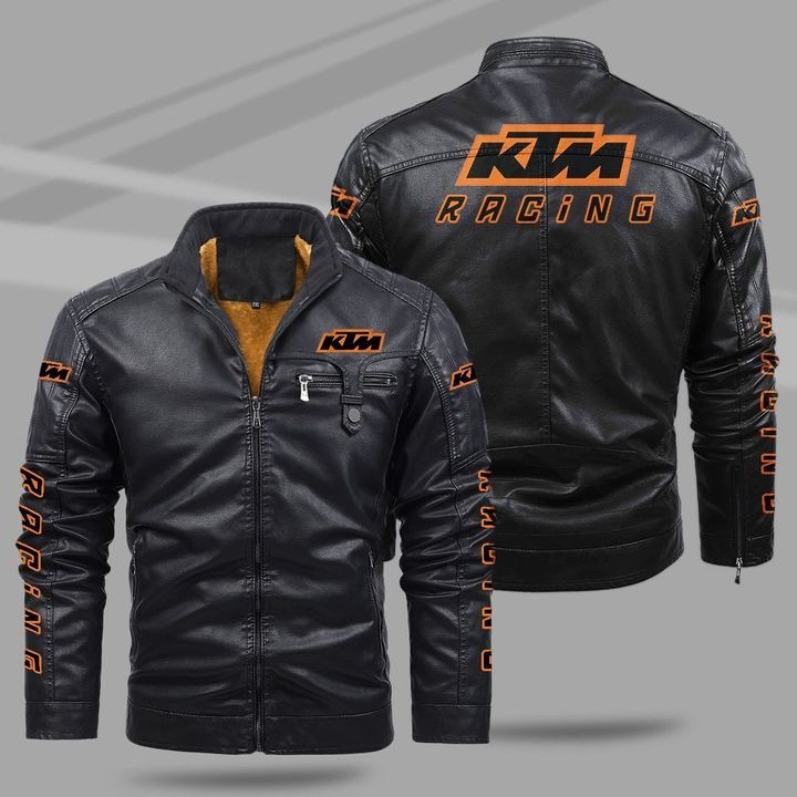 KTM Fleece Leather Jacket