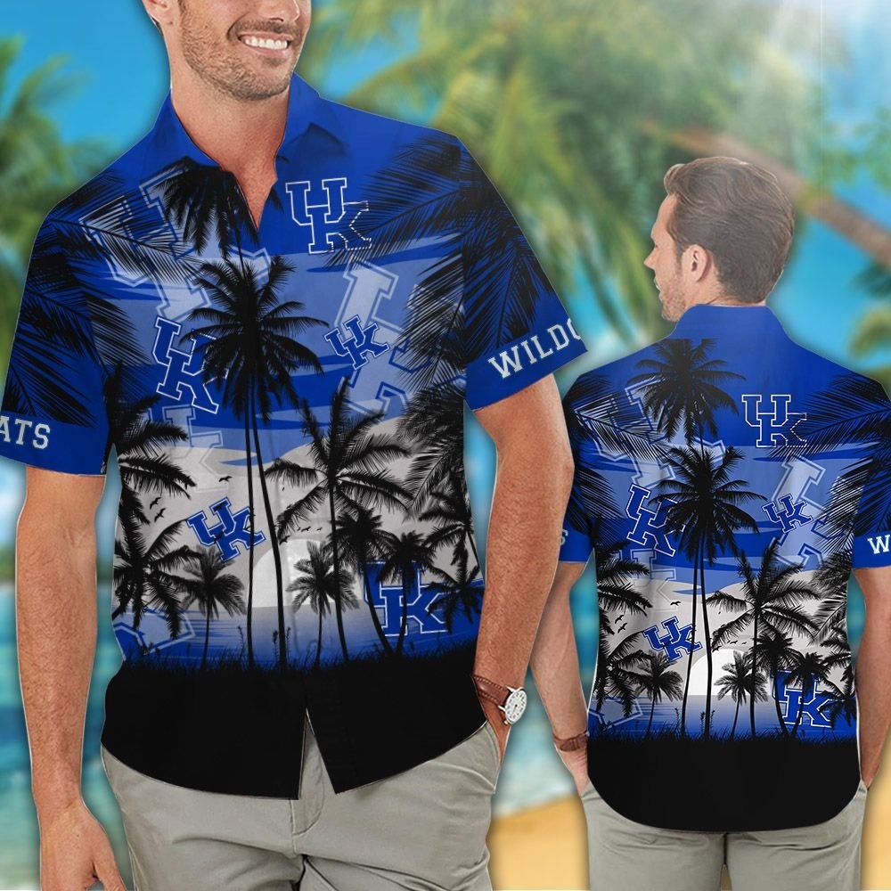 Kentucky Wildcats tropical hawaiian shirt - Picture 1