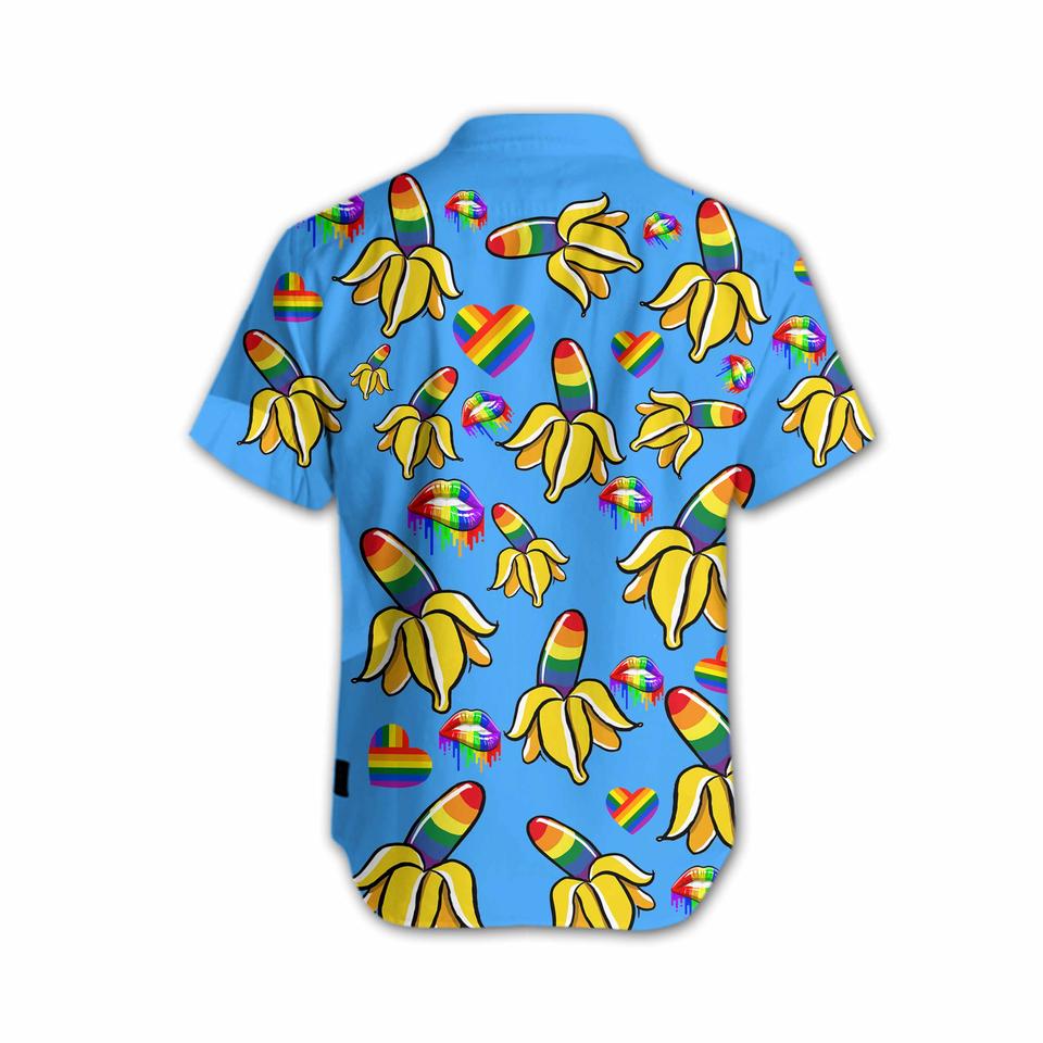 LGBT banana hawaiian shirt3