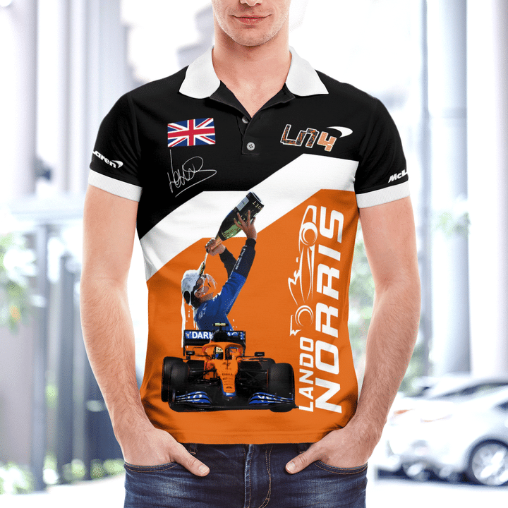 Lando Norris F1 driver polo shirt – LIMITED EDITION