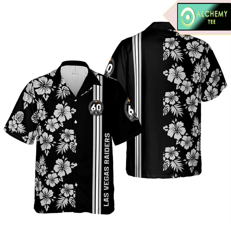 Las Vegas Raiders NFL Floral Hawaiian Shirt  – Hothot 040821