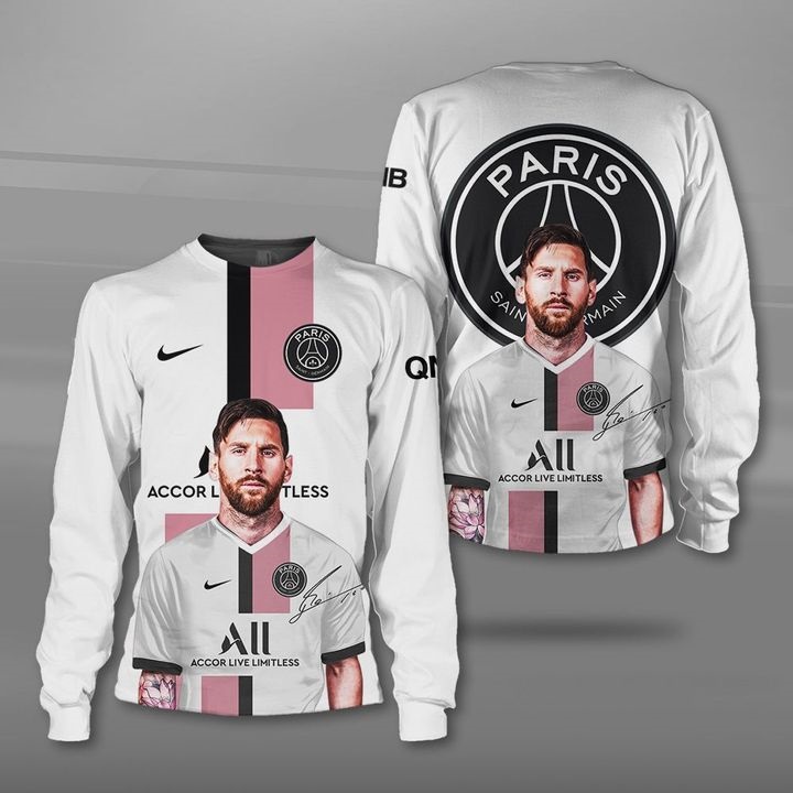 Lionel Messi Paris Saint Germain 3d sweatshirt