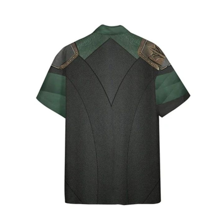 Loki Laufeyson Costume Custom Short Sleeve Shirt 2
