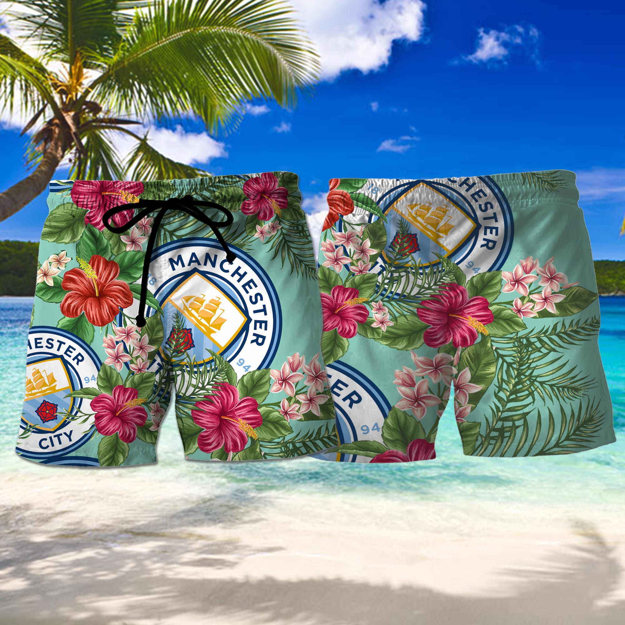 Manchester City hawaii short