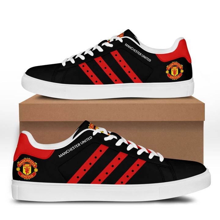 Manchester United Black Version Stan Smith Shoes 3