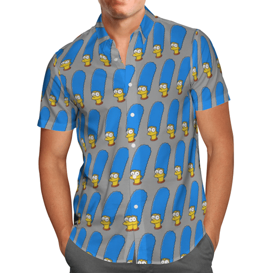 Marge Simpson hawaiian shirt and beach short1