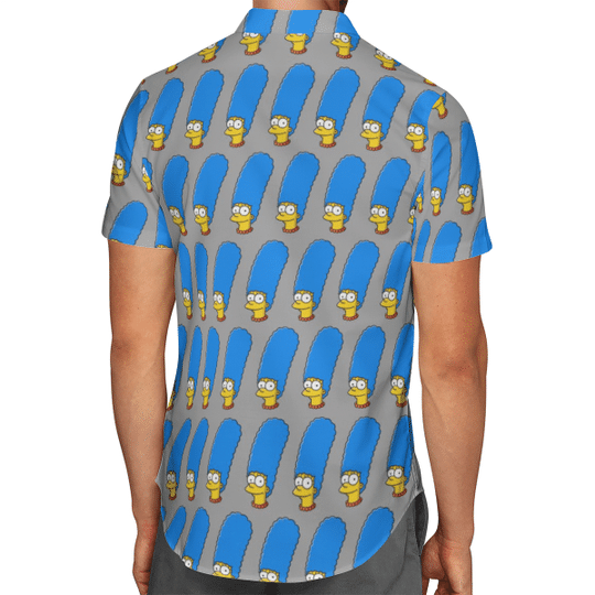 Marge Simpson hawaiian shirt and beach short2