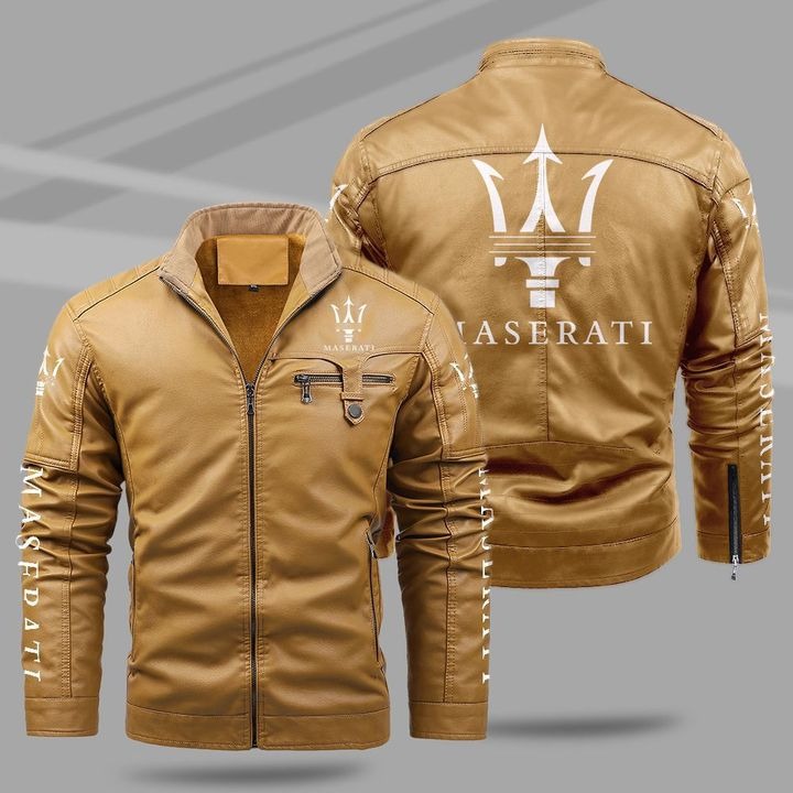 Maserati Fleece Leather Jacket 1
