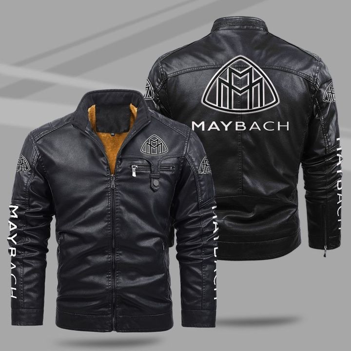 Maybach Fleece Leather Jacket