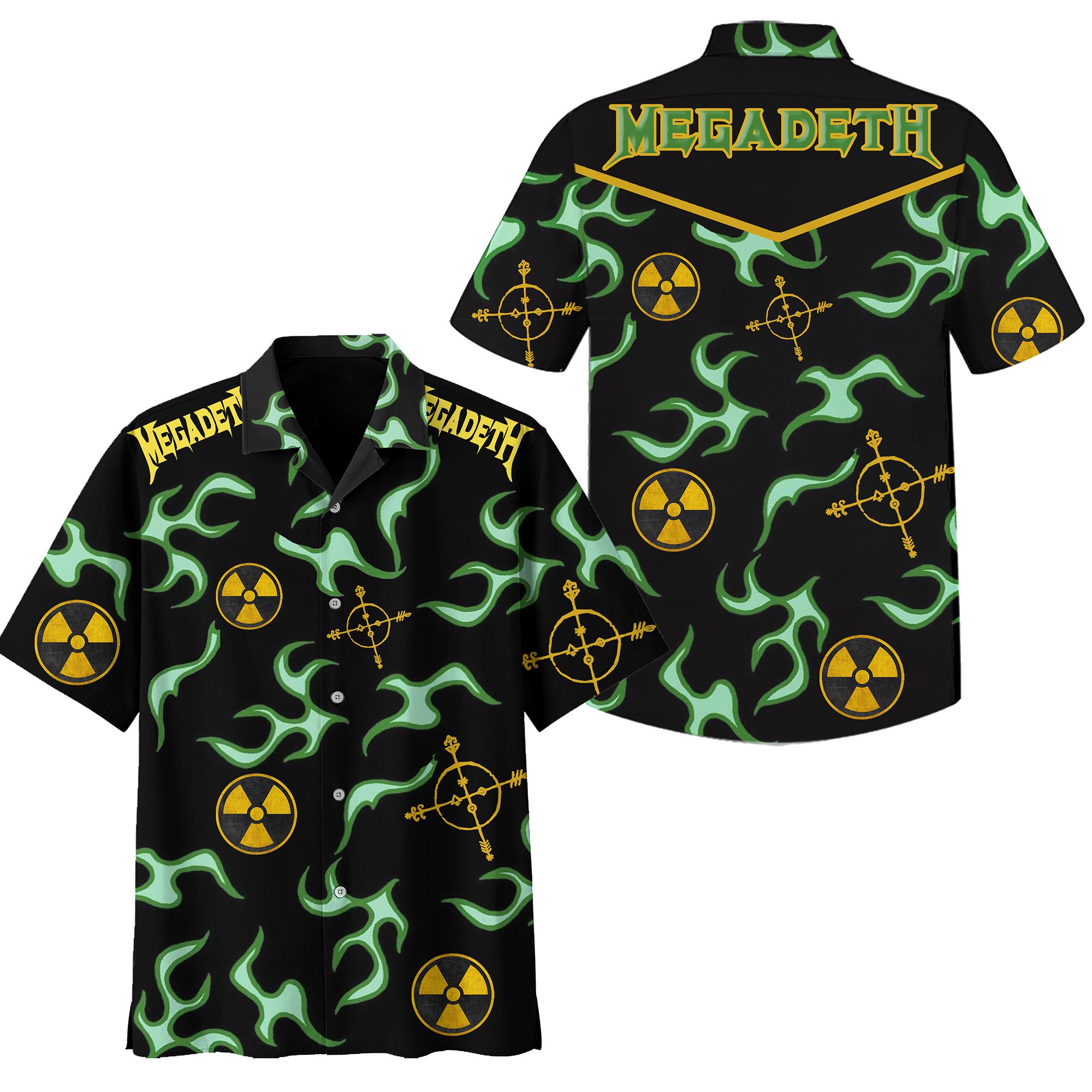 Megadeth hawaiian shirt