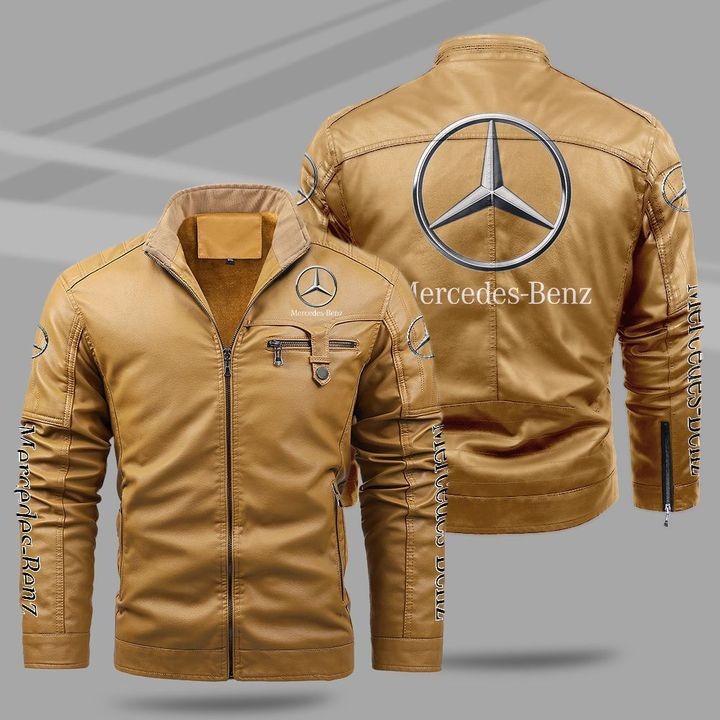 Mercedes Benz Fleece Leather Jacket 1