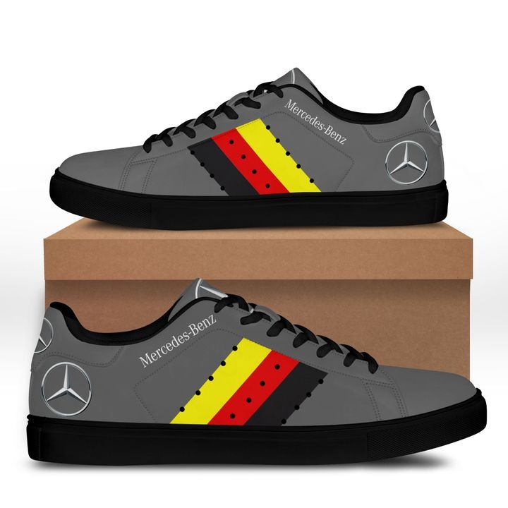 Mercedes Benz Grey Stan Smith Shoes 2