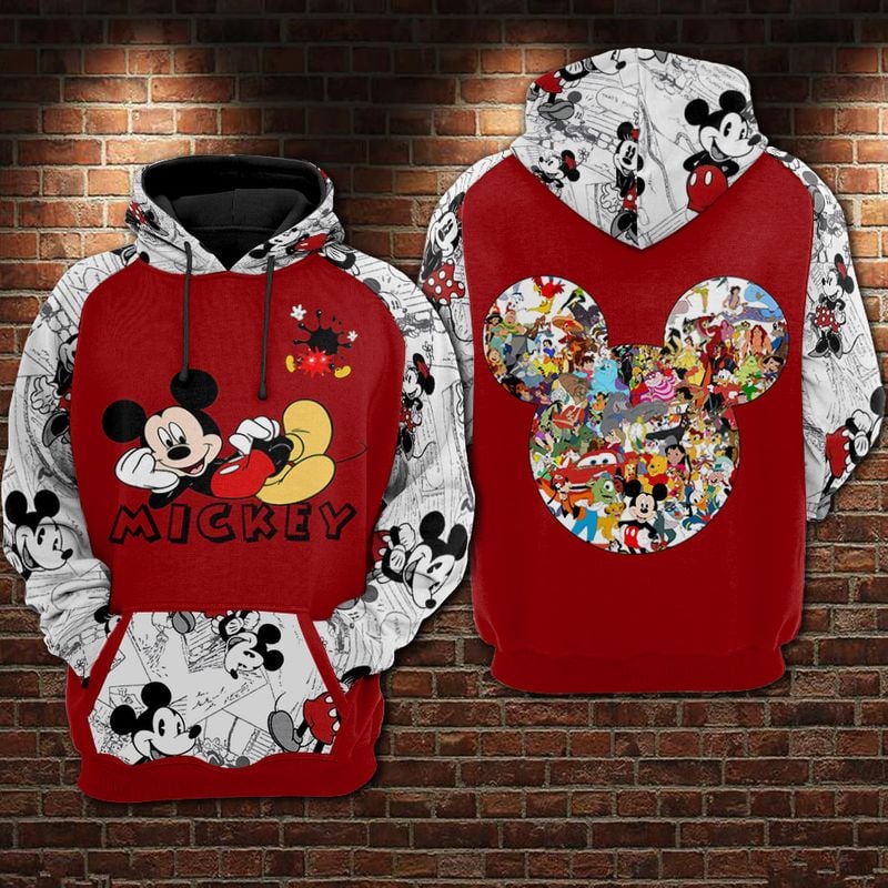 Mickey Disney 1971-2021 50th anniversary 3d all over printed hoodie – Teasearch3d 190821
