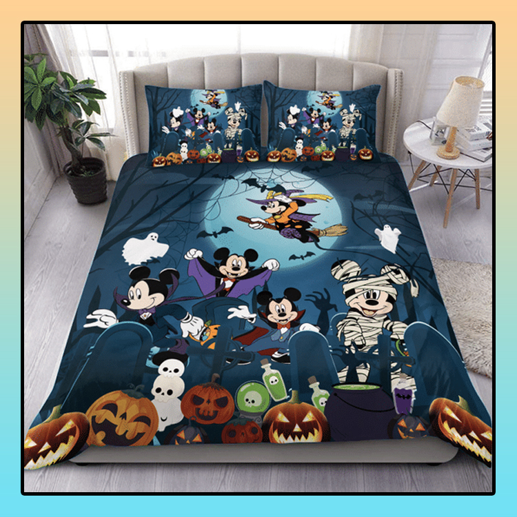 Mickey Mouse Halloween Bedding Set1