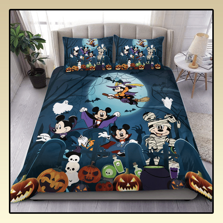 Mickey Mouse Halloween Bedding Set3