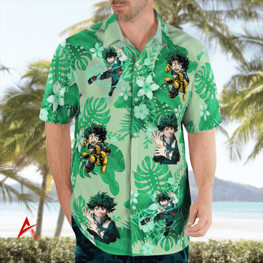 Midoriya Izuku hawaiian shirt2
