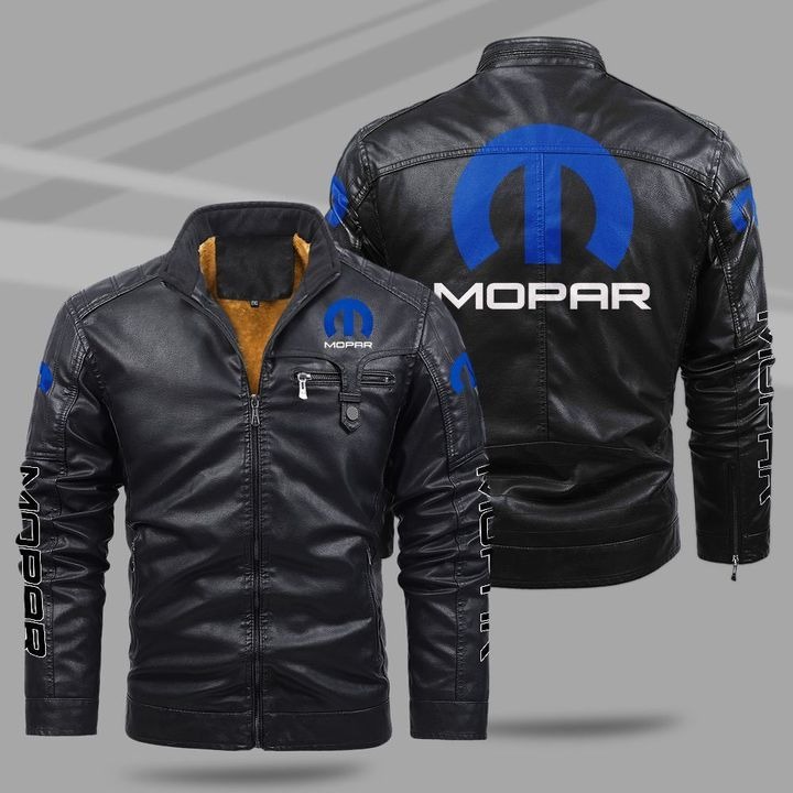 Mopar Fleece Leather Jacket- Hothot 200821