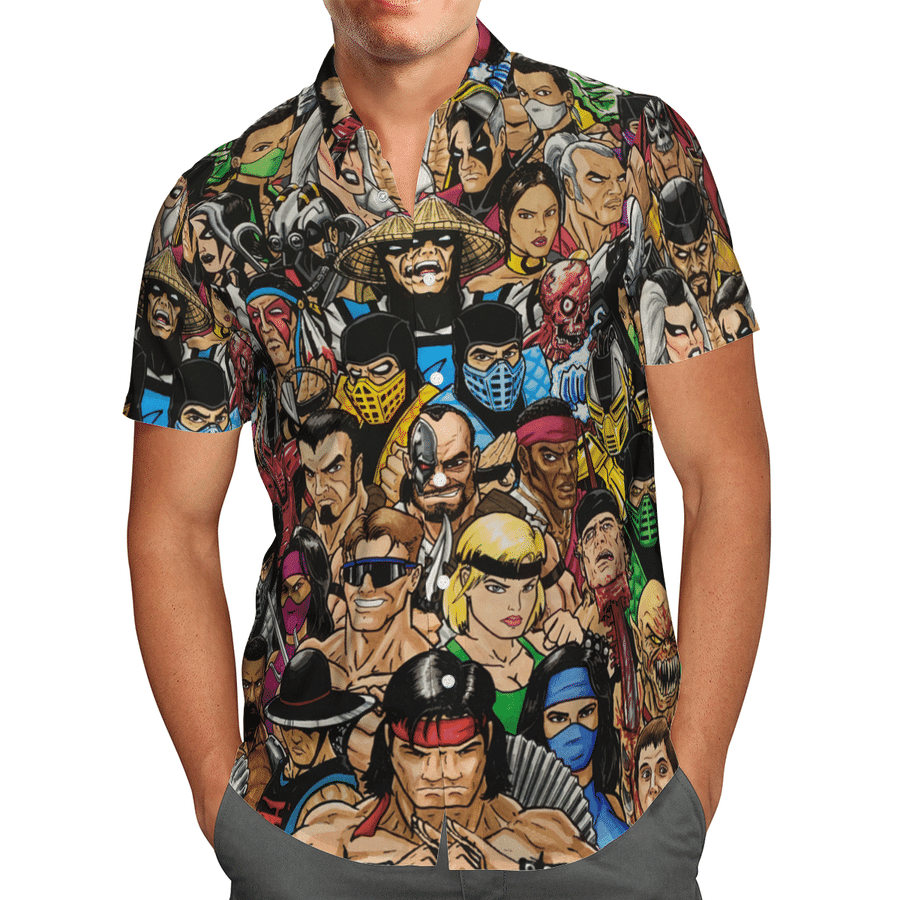 Mortal kombat hawaiian shirt 1