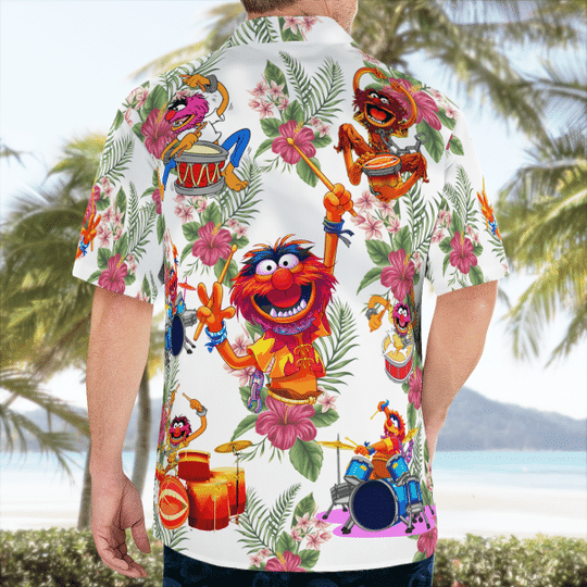 Muppet Drumming Hawaiian Shirt3